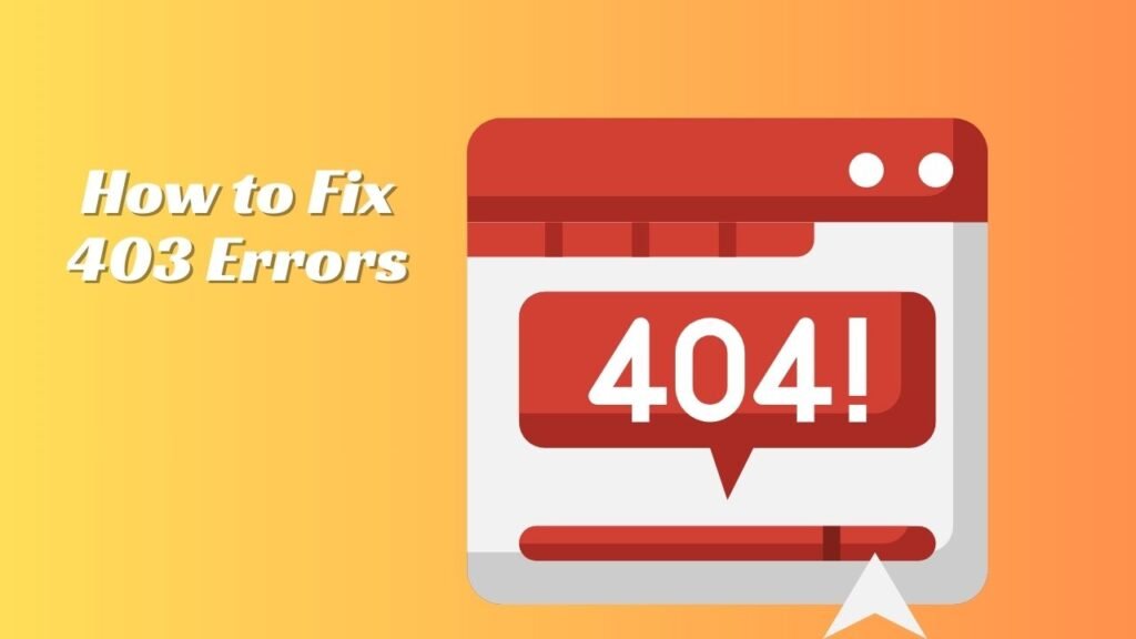 how to fix 403 errors viewed from ahrefs